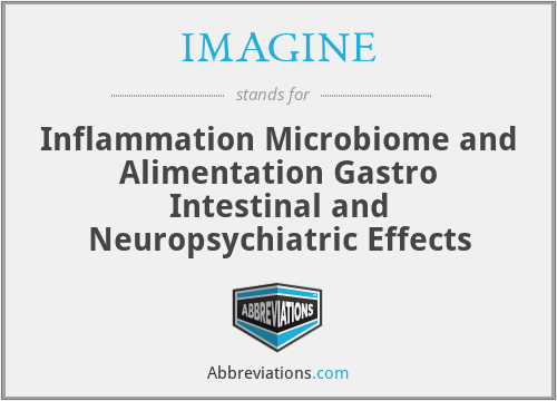 IMAGINE - Inflammation Microbiome and Alimentation Gastro Intestinal and Neuropsychiatric Effects