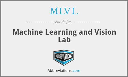 MLVL - Machine Learning and Vision Lab
