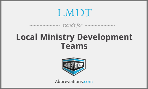 LMDT - Local Ministry Development Teams