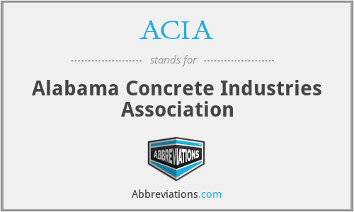 ACIA - Alabama Concrete Industries Association