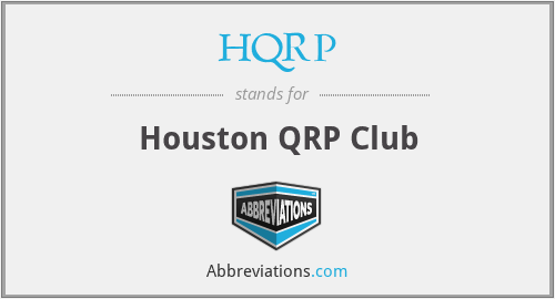 HQRP - Houston QRP Club