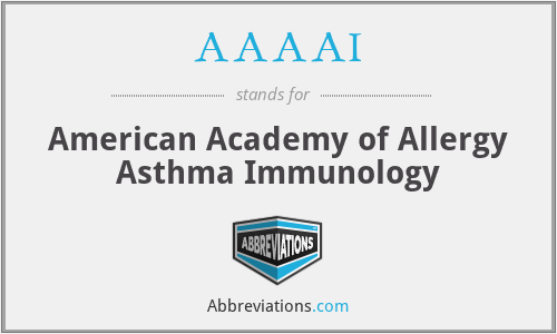 AAAAI - American Academy of Allergy Asthma Immunology