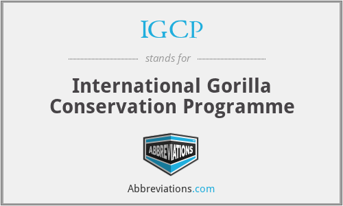 IGCP - International Gorilla Conservation Programme