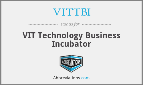VITTBI - VIT Technology Business Incubator