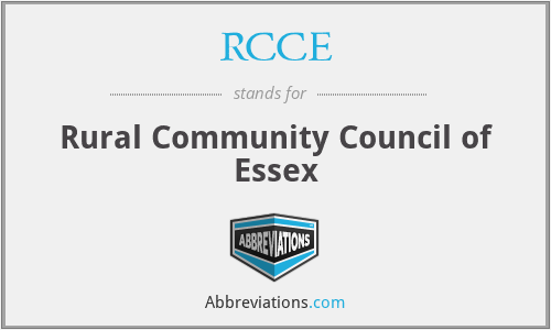 RCCE - Rural Community Council of Essex