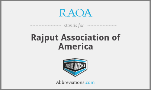 RAOA - Rajput Association of America