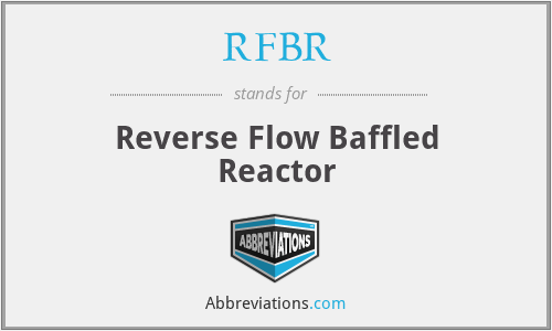RFBR - Reverse Flow Baffled Reactor