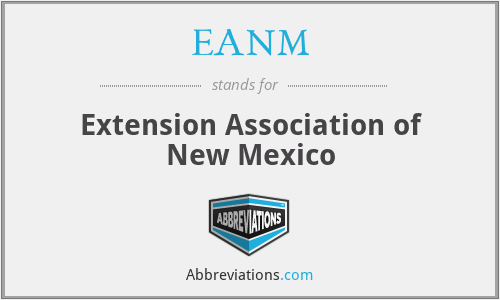 EANM - Extension Association of New Mexico