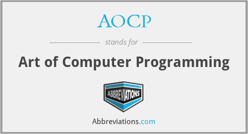 AOCP - Art of Computer Programming