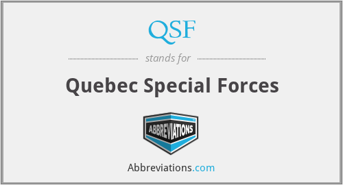 QSF - Quebec Special Forces
