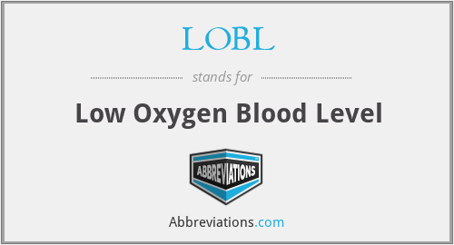 LOBL - Low Oxygen Blood Level
