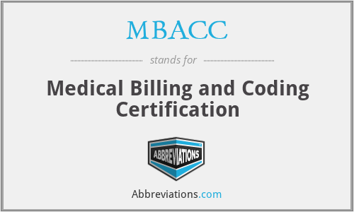 MBACC - Medical Billing and Coding Certification