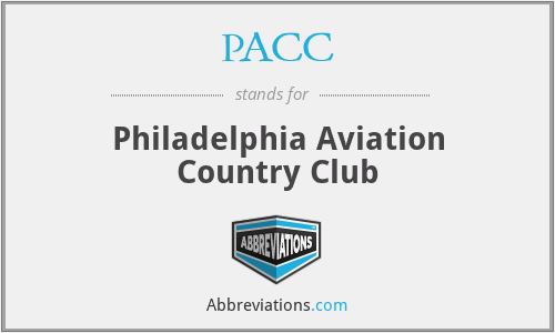PACC - Philadelphia Aviation Country Club