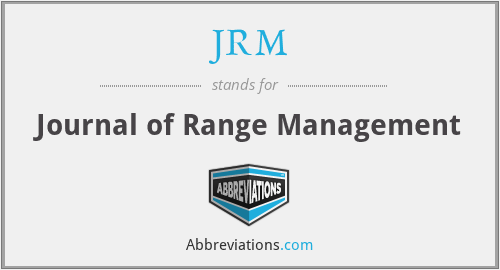 JRM - Journal of Range Management