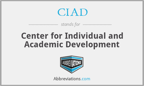 CIAD - Center for Individual and Academic Development