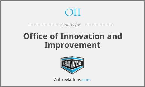 OII - Office of Innovation and Improvement