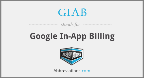 GIAB - Google In-App Billing