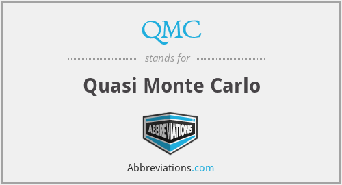 QMC - Quasi Monte Carlo