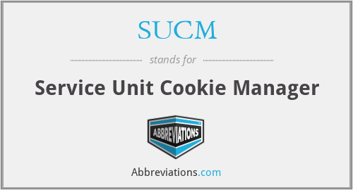SUCM - Service Unit Cookie Manager