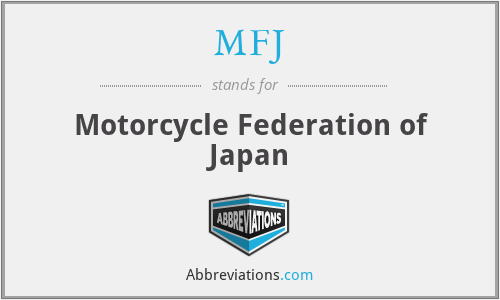 MFJ - Motorcycle Federation of Japan