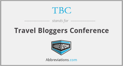 TBC - Travel Bloggers Conference