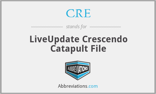 CRE - LiveUpdate Crescendo Catapult File