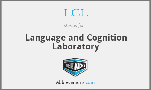 LCL - Language and Cognition Laboratory