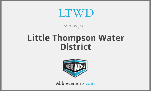 LTWD - Little Thompson Water District