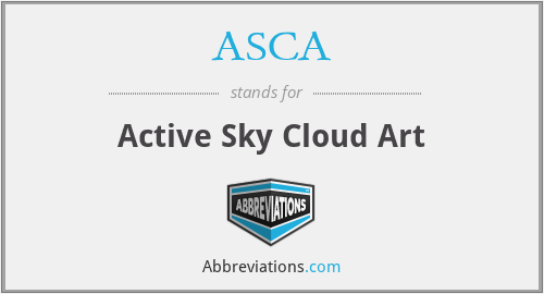 ASCA - Active Sky Cloud Art