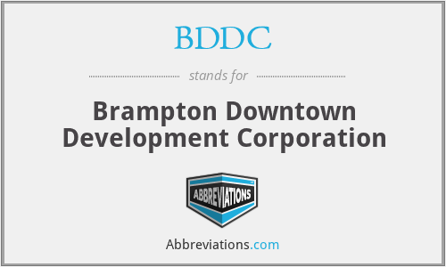 BDDC - Brampton Downtown Development Corporation