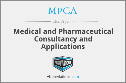 MPCA - Medical and Pharmaceutical Consultancy and Applications