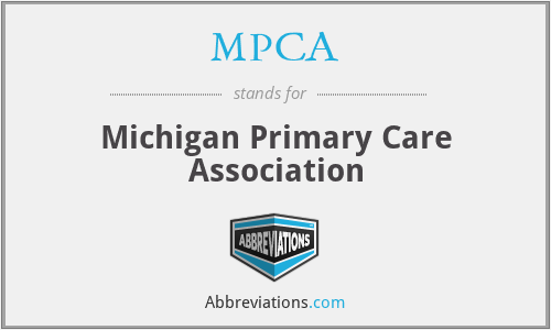 MPCA - Michigan Primary Care Association
