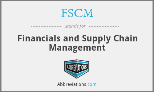 FSCM - Financials and Supply Chain Management