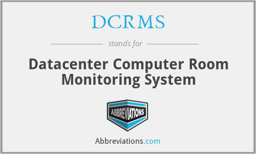 DCRMS - Datacenter Computer Room Monitoring System