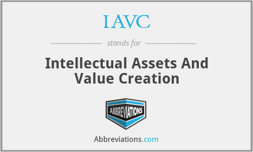 IAVC - Intellectual Assets And Value Creation