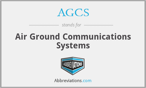 AGCS - Air Ground Communications Systems