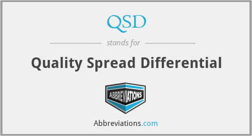 QSD - Quality Spread Differential