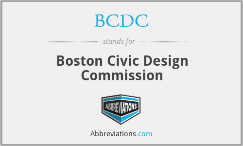 BCDC - Boston Civic Design Commission