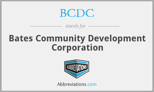 BCDC - Bates Community Development Corporation