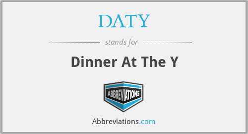 DATY - Dinner At The Y
