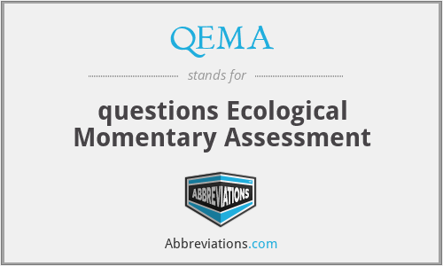 QEMA - questions Ecological Momentary Assessment