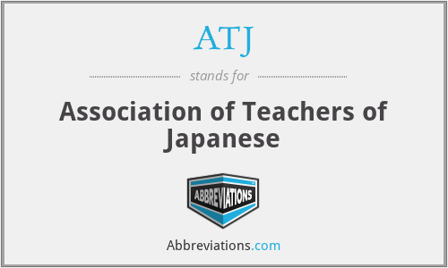 ATJ - Association of Teachers of Japanese