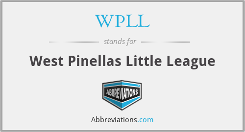 WPLL - West Pinellas Little League