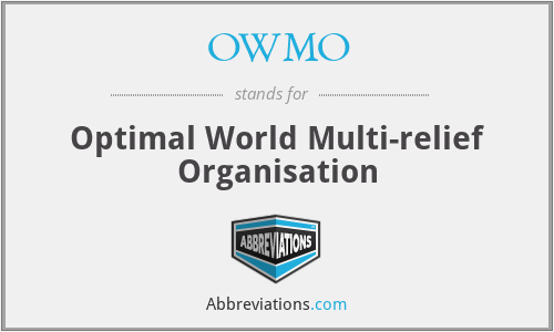 OWMO - Optimal World Multi-relief Organisation