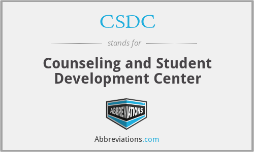 CSDC - Counseling and Student Development Center
