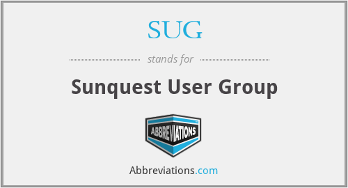SUG - Sunquest User Group