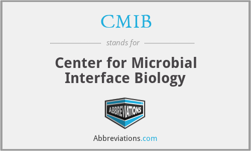 CMIB - Center for Microbial Interface Biology