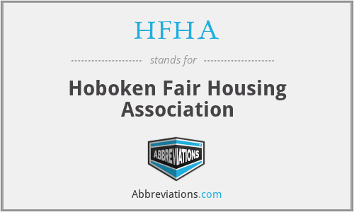 HFHA - Hoboken Fair Housing Association