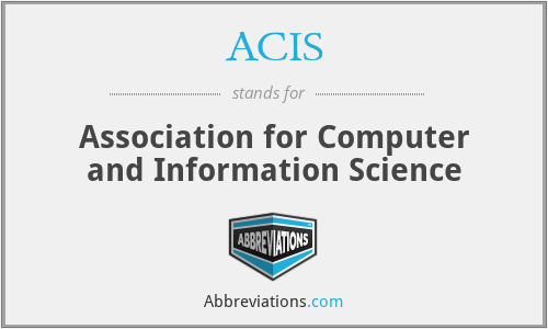ACIS - Association for Computer and Information Science