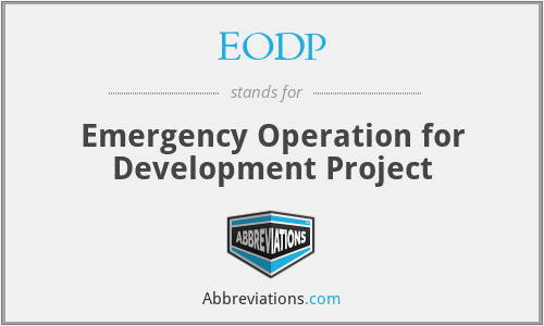 EODP - Emergency Operation for Development Project